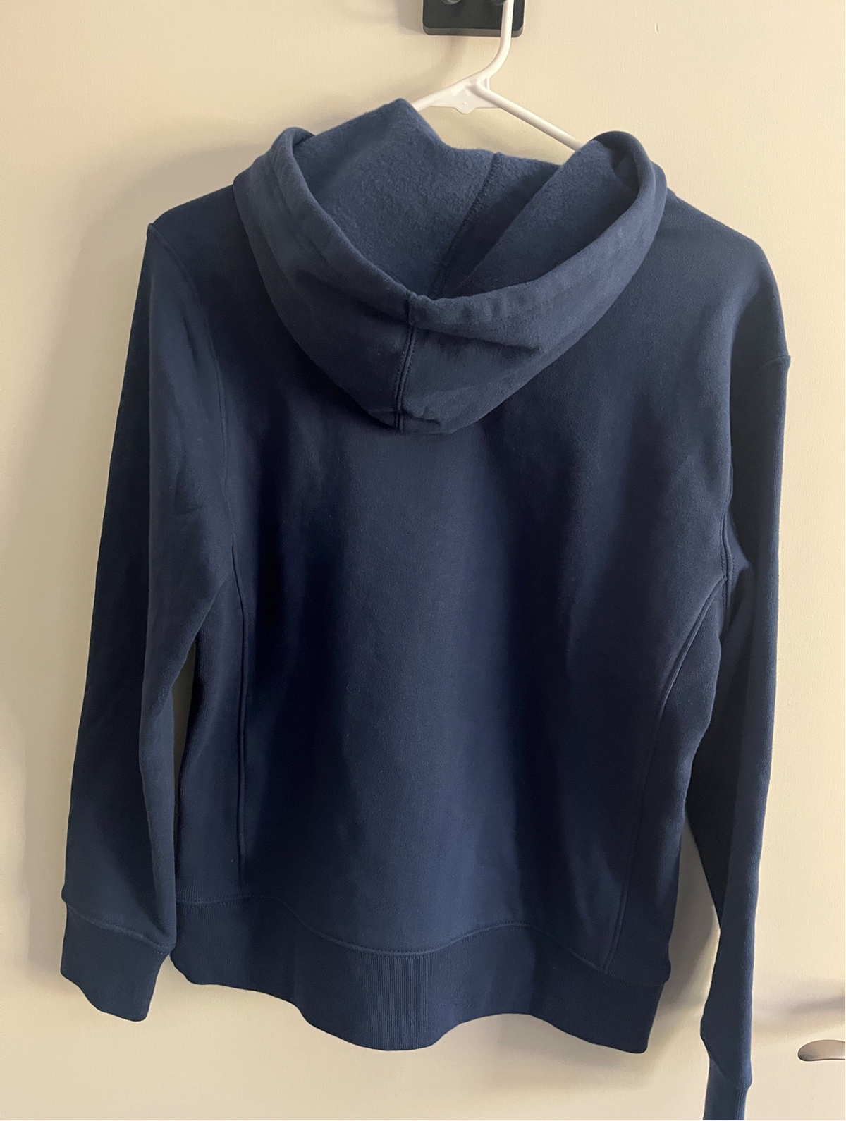 Back of navy Possibility Beyond Disability hoodie