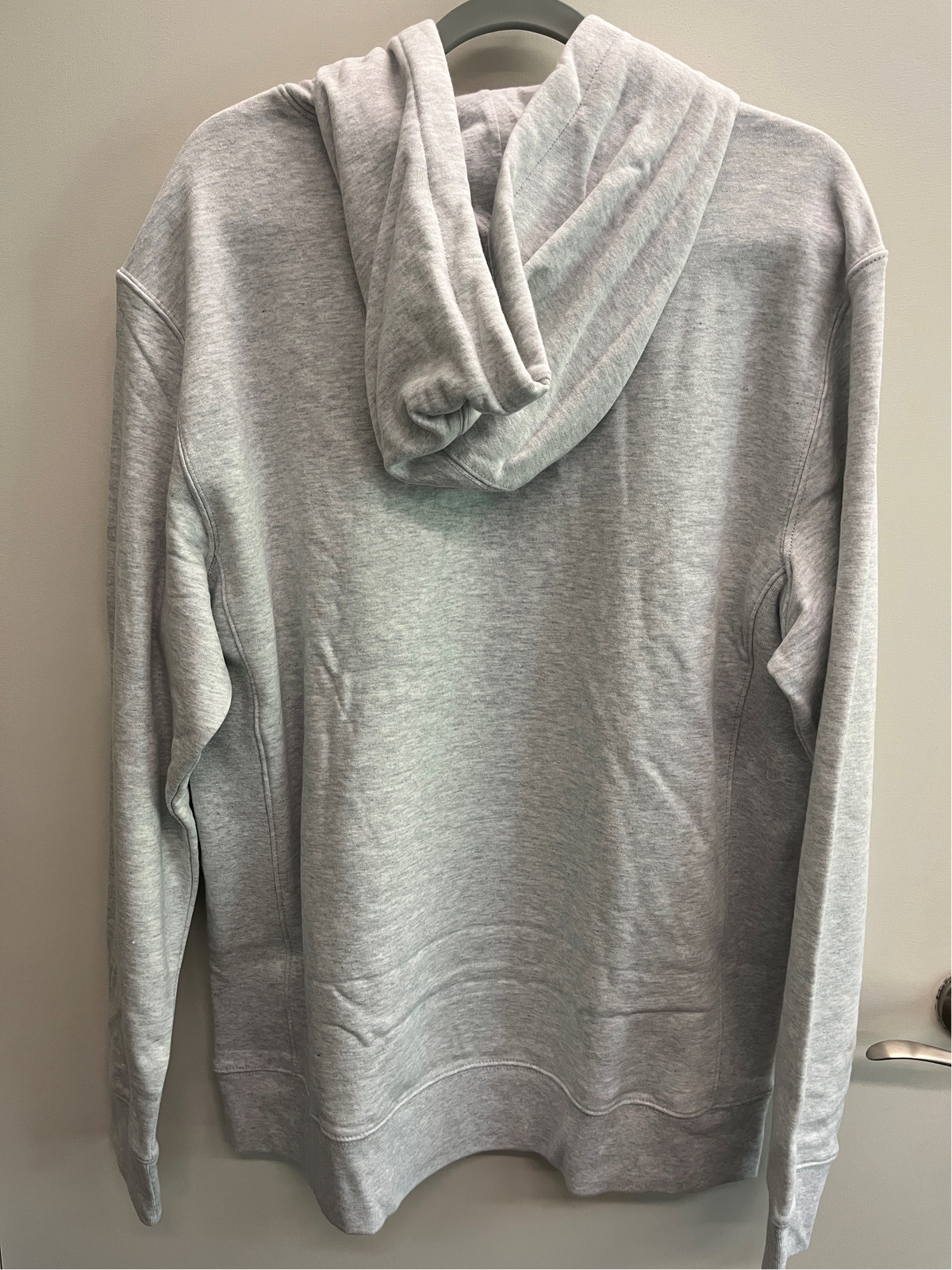 Back of light gray Possibility Beyond Disability hoodie